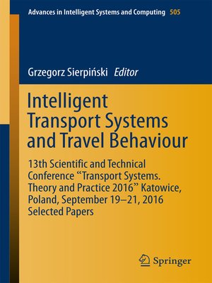 cover image of Intelligent Transport Systems and Travel Behaviour